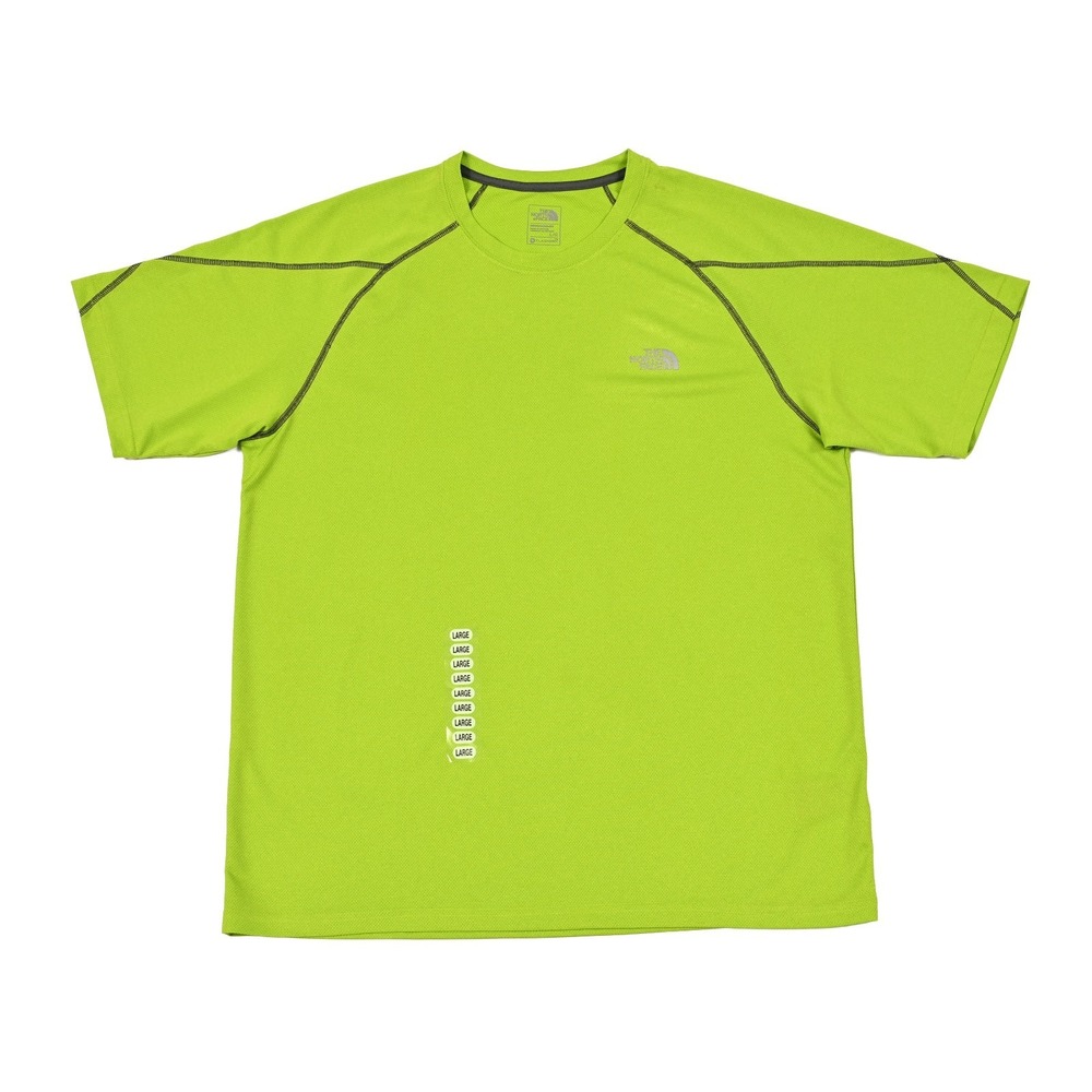 The North Face Shirt Mens Large Neon Running Hiking Flash Dry Moisture Wicking
